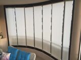PLİSE KATLANIR CAM BALKON PİMAPEN PERDESİ- 6 FARKLI RENK - ÖZEL ÖLÇÜ - VİDALI SİSTEM
