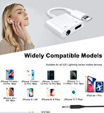 Lightning To 3.5 mm Adaptör Tüm iPhone Modelleriyle Uyumlu, Hem Müzik Hem Şarj İkisi Bir Arada
