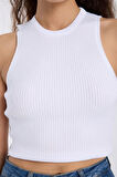 Ribanalı Fit Crop Atlet DNV-000135