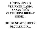 Dekor Plaka Beyaz - ACEMİYİM İADERE EDİN (26X11CM) Vantuzlu DEKOR LEVHA, Dekor Plaka