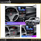 Fiat Doblo 2010-2015 Model 2GB + 32GB Android 13 Kablosuz Carplay Navigasyon Multimedya Sistemi 