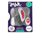 DODDL ERGONOMİK ÇATAL KAŞIK BIÇAK SETİ MAGENTA / BLW YARDIMCI