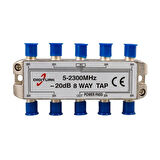 DIGITURK 5-2150 MHZ 20DB 8 YOLLU TAP SWITCH 1/8 SPLITTER
