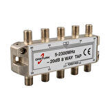 DIGITURK 5-2150 MHZ 20DB 8 YOLLU TAP SWITCH 1/8 SPLITTER