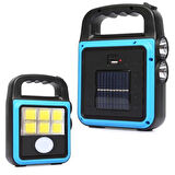 HISHEEN HS-8020D Solar Kamp Lambası Acil Durum Işığı Şarjlı Cob Led
