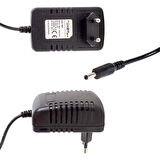 POWERMASTER PM-620 18 VOLT - 1 AMPER 3.5*1.35 MM UÇLU PLASTİK KASA PRİZ TİPİ ADAPTÖR