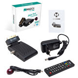 MAGBOX SCART PLUS TKGSLİ MİNİ SD SCART UYDU ALICISI