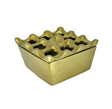 Pirinç Döküm Küllük Kare - 7,5 cm x 7,5 cm