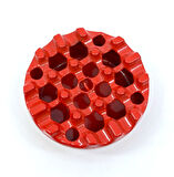 Yuvarlak Metal Küllük - Kırmızı