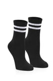 4 Çift Ekonomik Paket Erkek Kadın Unisex Çorap Soket Uzun Tenis Corap Çizgili Kolej Çoraplar