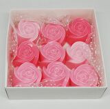 Sabun - Kokulu Süs Sabunu - Gül 9 Adet Pembe - 3cm*2cm