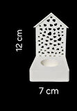 KALP DESENLİ EV TEALIGHT ŞAMDAN SETİ - YILBAŞI ÖZEL ( KIRILMAZ )