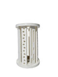BEYAZ ZERAFET TEALIGHT ŞAMDAN SETİ - BÜYÜK ( KIRILMAZ )