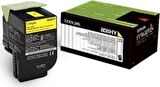 Lexmark 80C8Hye Sarı  Toner Cx410 / Cx510