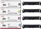 Canon CRG-069 Orjinal Toner 4'lü Set - Tüm Renkler (Kutusuz)