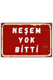 Slogan Ahşap Mdf Poster, Modern Duvar Dekoru, Sanatsal Poster, Ev Ofis, Cafe Duvar Süs