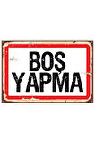 Slogan Ahşap Mdf Poster, Modern Duvar Dekoru, Sanatsal Poster, Ev Ofis, Cafe Duvar Süs