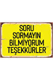 Slogan Ahşap Mdf Poster, Modern Duvar Dekoru, Sanatsal Poster, Ev Ofis, Cafe Duvar Süs