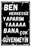 Slogan Retro Ahşap Mdf Poster, Modern Duvar Dekoru, Sanatsal Poster, Ev Ofis, Cafe Duvar Süs