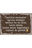 Komik Yazı Ahşap Mdf Poster, Modern Duvar Dekoru, Sanatsal Poster, Ev Ofis, Cafe Duvar Süs
