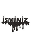 Isim Yazı Sticker 00609 15x8 cm