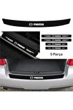 Mazda 2 Bağaj Ve Kapı Eşiği Karbon Sticker  uyumlu  (set)