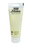 Studio Akrilik Boya - Bright Yellow - 100ml - N:51