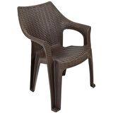 Mandella Polo Rattan Koltuk (2 adet) KAHVERENGİ