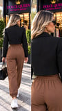 Kadın Siyah Crop Blazer Ceket