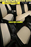 PEUGEOT 207CC Terletmez Kumaş MinTerletmez Kumaş 7 Parça Full Takım Bej-bej