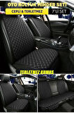 Ford C-max Terletmez Kumaş Minterletmez Kumaş 7 Parça Full Takım Siyah-beyaz