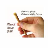MİSVAK DİŞ FIRÇASI NATUREL VAKUMLU MİSFAK 12 ADET