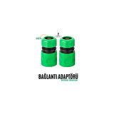 Musluk - Tabanca ve Hortum Bağlantı Adaptörü 2 Adet
