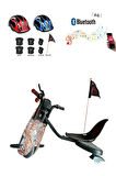 Citymate Drift Car Elektrikli Kaykay Bluetooth Dirift Kar Hoverboard Scooter Koruma Ekipmanı Hediye D07