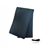 Lüx Desenli Deri Dikme Direksiyon Kılıfı 38-40cm Siyah OND363