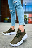 CH089 CBT Low Top Lace Up Erkek Ayakkabı HAKI