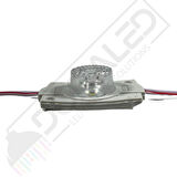 24 Volt Gün Işığı 1,5 Watt Tekli Lensli 3030 Reklamcı Modül IP65 (10 Adet)