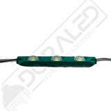 12 Volt Yeşil 1,5 Watt 3 lü Lensli 2835 Reklamcı Modül (10 Adet)