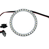  WS2812B Matrix Dijital Yuvarlak Pixel Led 35 Led Halka ARGB Magic Led Ayrı Ayrı Adresli Matrix Ekran 5V Dış Çap 96mm İç Çap 77mm
