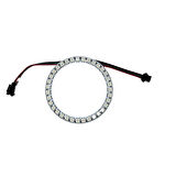  WS2812B Matrix Dijital Yuvarlak Pixel Led 35 Led Halka ARGB Magic Led Ayrı Ayrı Adresli Matrix Ekran 5V Dış Çap 96mm İç Çap 77mm