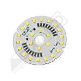 12Volt 10Watt Smd 5630 Ledli Led Modül Beyaz 10mm Delik Çaplı 12V 10W Avize Ledi 56mm(3 Adet)