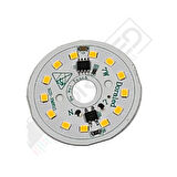 220Volt 7Watt Smd 2835 Ledli Led Modül 10mm Delik Çaplı Gün Işığı 220V 7W Avize Ledi 44mm(3 Adet)