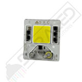 220V Cob Led 220 volt Cob Led Yeşil 50W Projektör Ledi