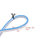12 Volt 6x12mm Beyaz Esnek Neon Led 5 Metre (2.5 cm'de Kesilebilir.)