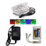 Tuya Destekli Bluetooth Kontrollü RGB Şerit Led Set 5M 
