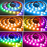 Tuya Destekli Bluetooth Kontrollü RGB Şerit Led Set 5M 