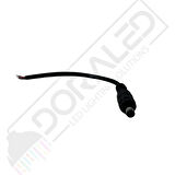 5.5mm X 2.1mm Erkek Adaptör Uzatma Kablosu 15cm Adaptör Kablosu Erkek 22AWG 36V 3A Besleme (3 Adet)
