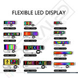 Bluetooth Lu Telefon Kontrollü S3264 Flexible Matrix Led Ekran 5V (390*187mm)