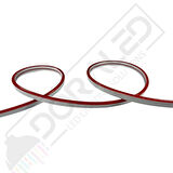 12 Volt 6x12mm Kırmızı Esnek Neon Led 5 Metre (1 cm'de Kesilebilir.) 