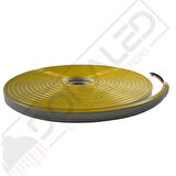 12 Volt 6x12mm Amber (Sarı) Esnek Neon Led 5 Metre (1 cm'de Kesilebilir.) 